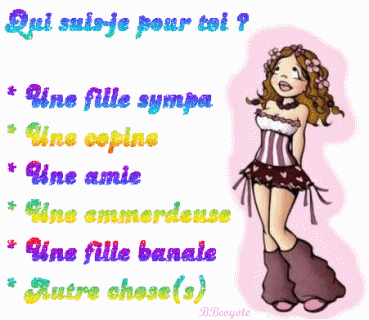 ki suis'je pour twa